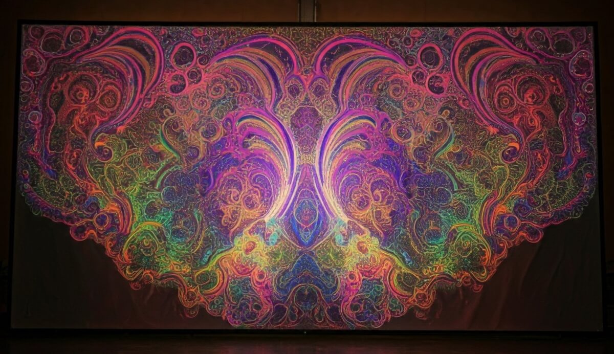 Psychedelic Rainbow Picture