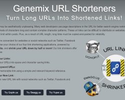 Genemix URL Shorteners