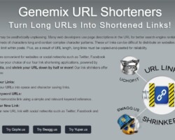 Genemix URL Shorteners